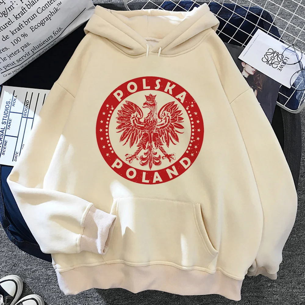

Poland hoodies women Korean style funny streetwear 90s hoddies sweatshirts women anime pulls