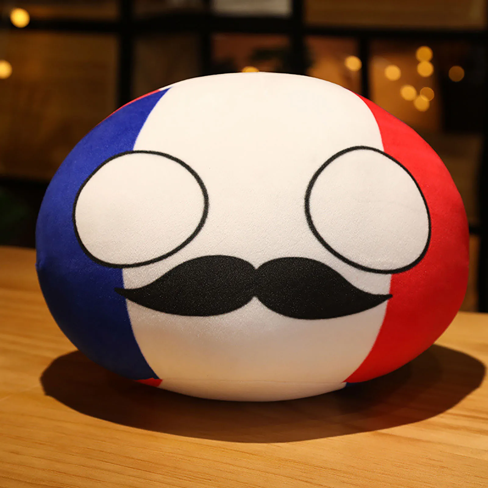 Plush Kawaii Countryballs Pillow EU Countries Anime Plushies with Stretch Fabric and Down Cotton for Hug Pillow/Nap Pillow/Plush
