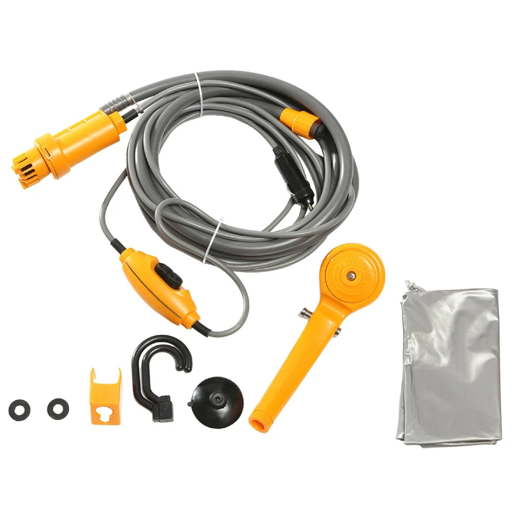 

Car Washing Portable Car Shower with Cigarette Lighter Universal DC 12V Car Washer Cleaning Tool Outdoor Camping Travel Shower