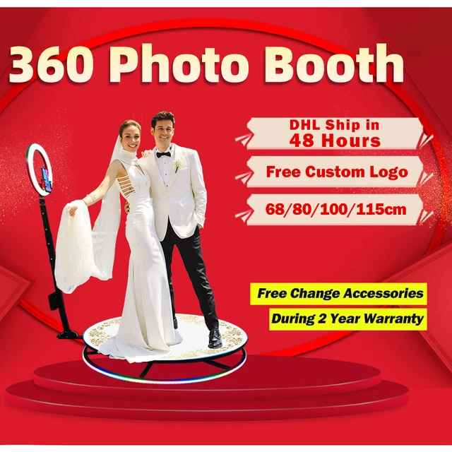 360 photo booth pour 4 personnes