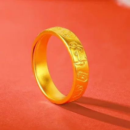 999 행운의 반지, 길조 금, 8 개 보물, 오픈 링, 24K 여성 쥬얼리, AU750, 신제품 Best5 999 행운의 반지, 길조 금, 8 개 보물, 오픈 링, 24K 여성 쥬얼리, AU750, 신제품 Best5