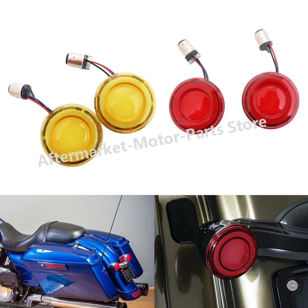 

Motorcycle Conversion LED Indicator 1157 Running Turn Signal Lights For Harley Softail Touring Dyna Sportster Fatboy Breakout