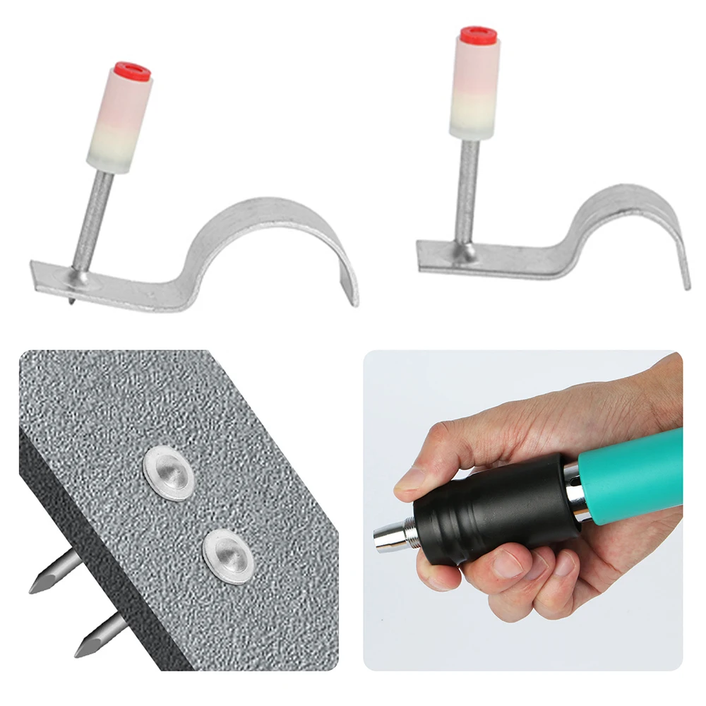 Tbest Mini Pistolet à Clous Manuel En Acier Mini Pistolet à Clous En Acier Manuel Outil De Rivet