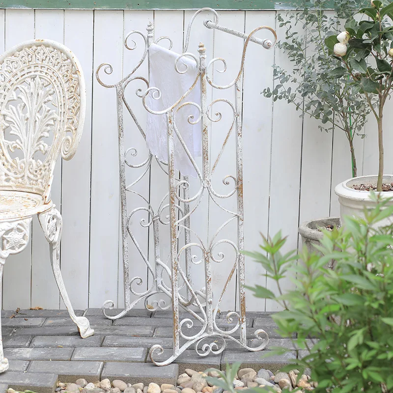 Vintage Design Free Standing Towel Rack – Large Towel Holder with