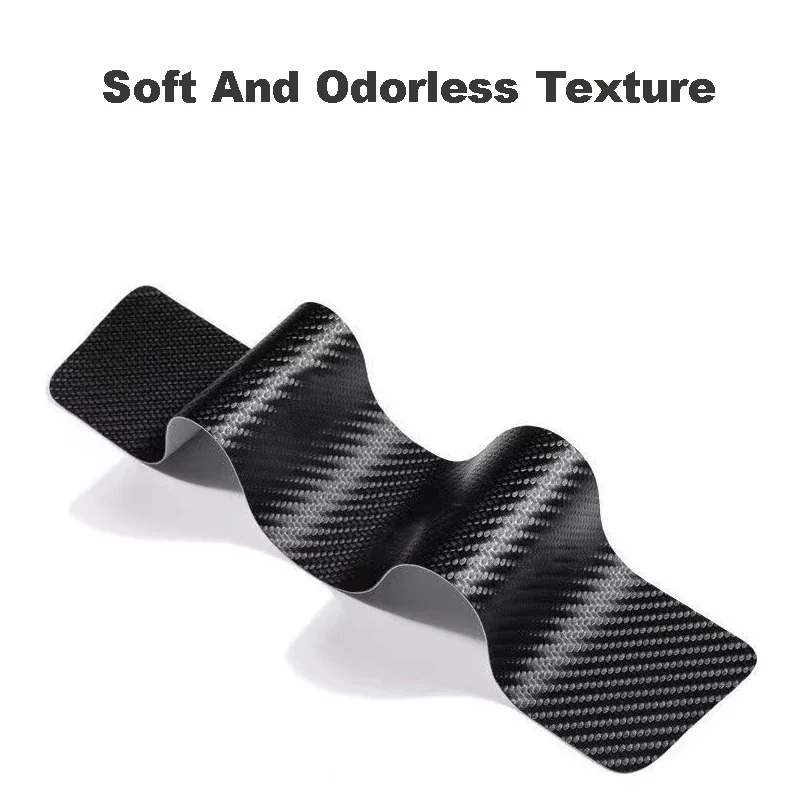 For Nissan Patrol Y62 2013-2021 Carbon Fiber Car Door Threshold Sill Protector Trunk Rear Stickers Car Accessories