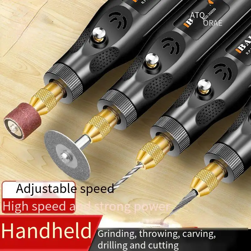 Intelligent Electric Grinding Pen Mini Handheld Grinder Engraving Speed Pen  Multifunctional Motherboard Polishing Artifact Tool