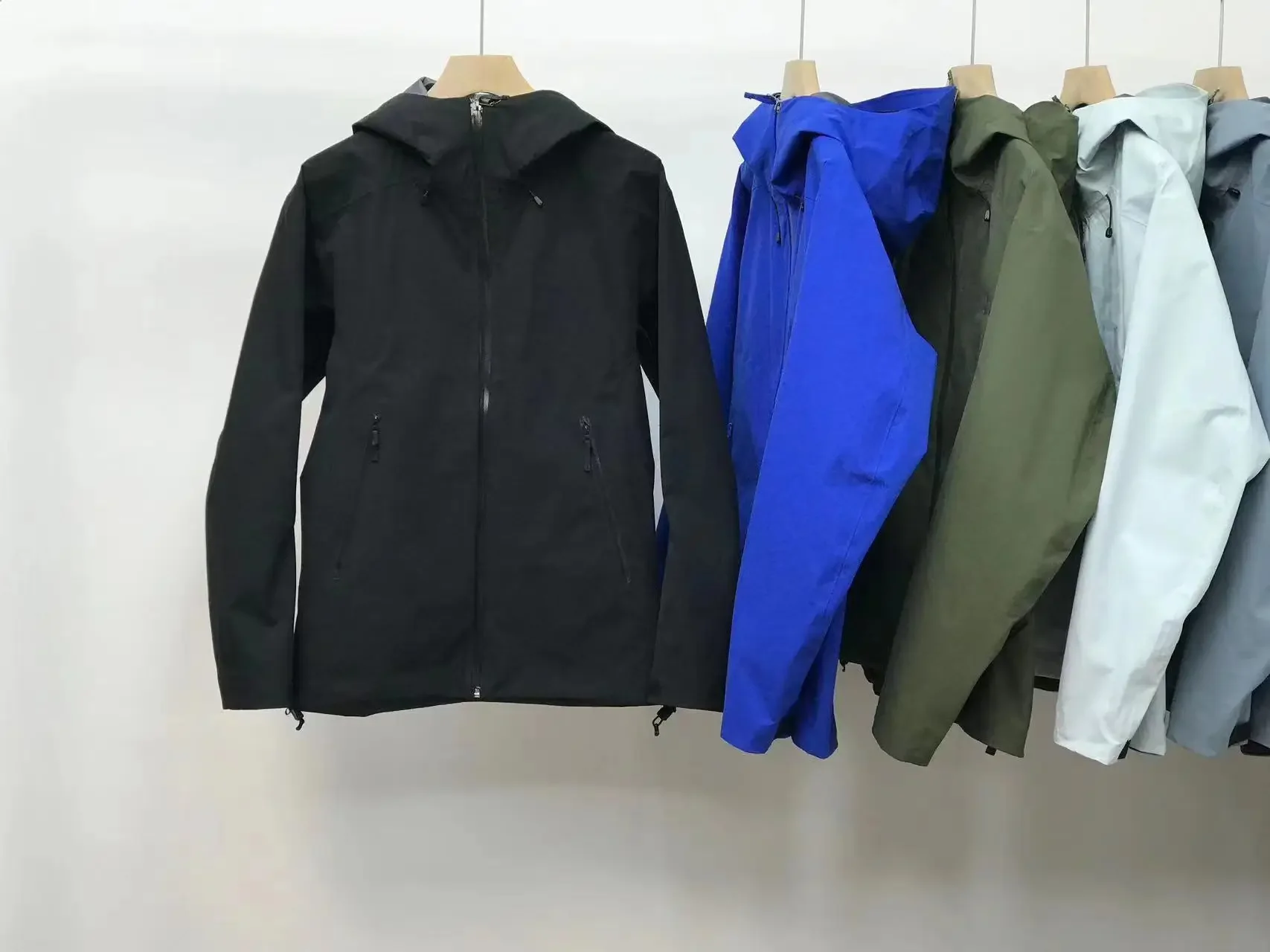 Men's Casual Hooded Jacket Detail View