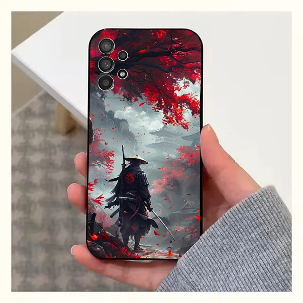 Samurai Art Bushido Soft Silicone Black Phone Case