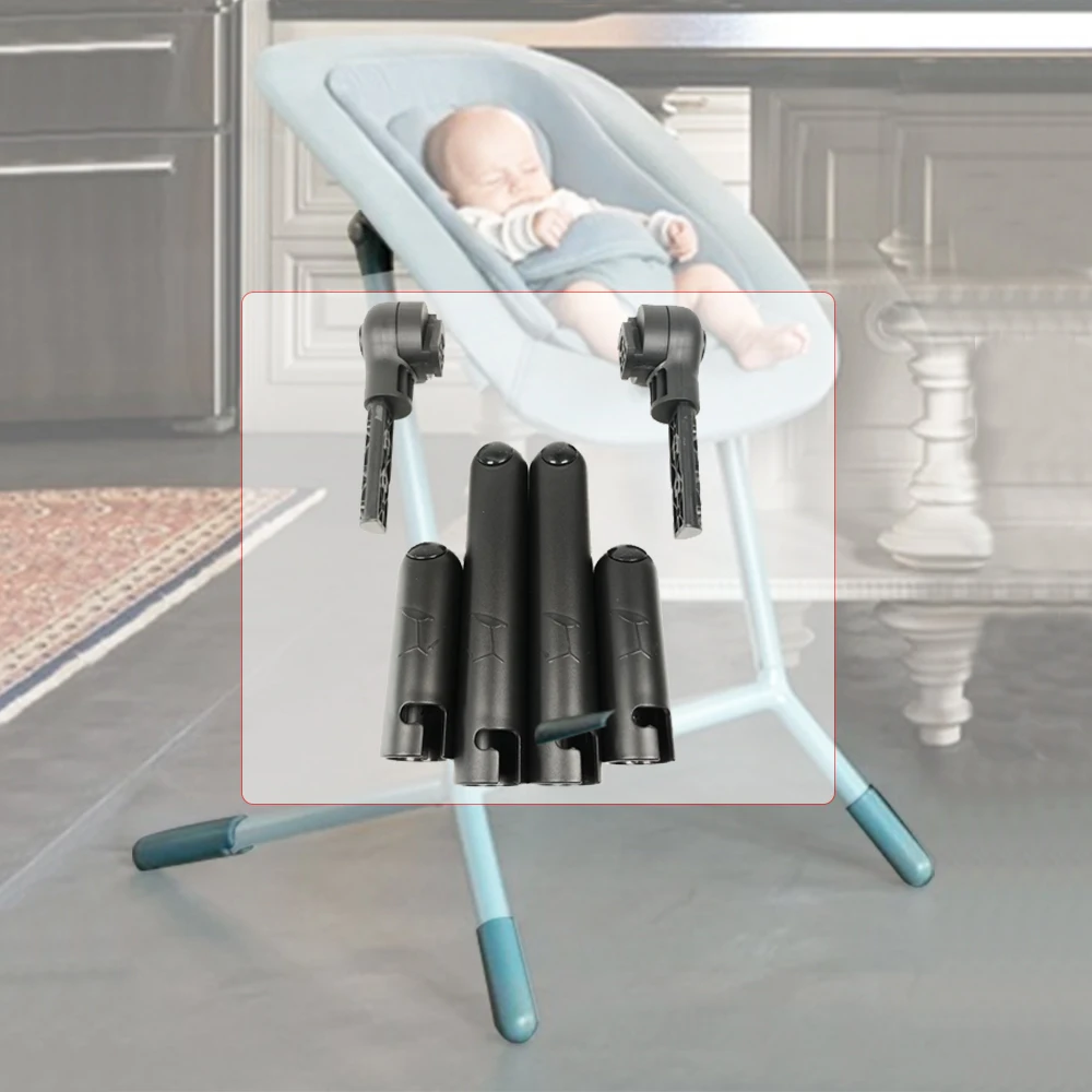 Adapter Set For Cybex Lemo Lemo2 Highchair Sleeping Basket Convertor Chair Front Back Foot Extension Tubes DIY Baby Accessories