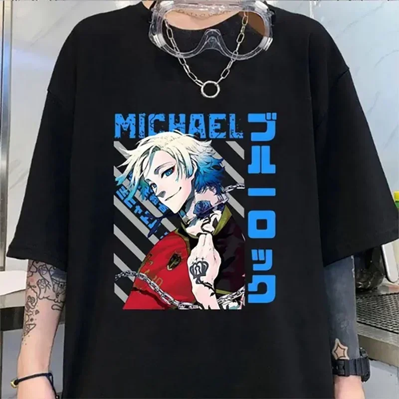

New T shirts fashion anime graphic print T-shirt streetwear casual personality round neck loose short sleeve tops
