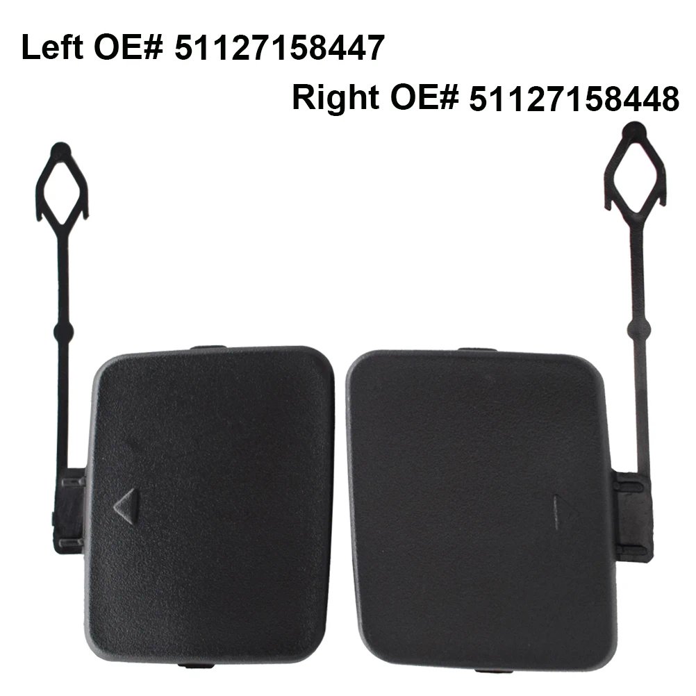 Car Rear Bumper Tow Hook Eye Cap Towing Hook Cover OE# 51127158447 51127158448 For BMW X5 E70 2006-2011