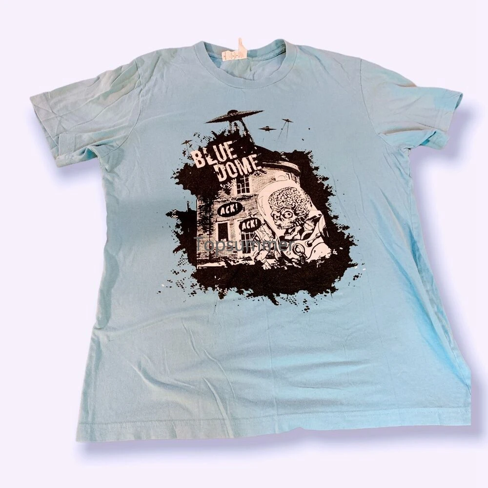 

Mars Attacks Blue Dome T-Shirt Medium Light Blue (Bin G)