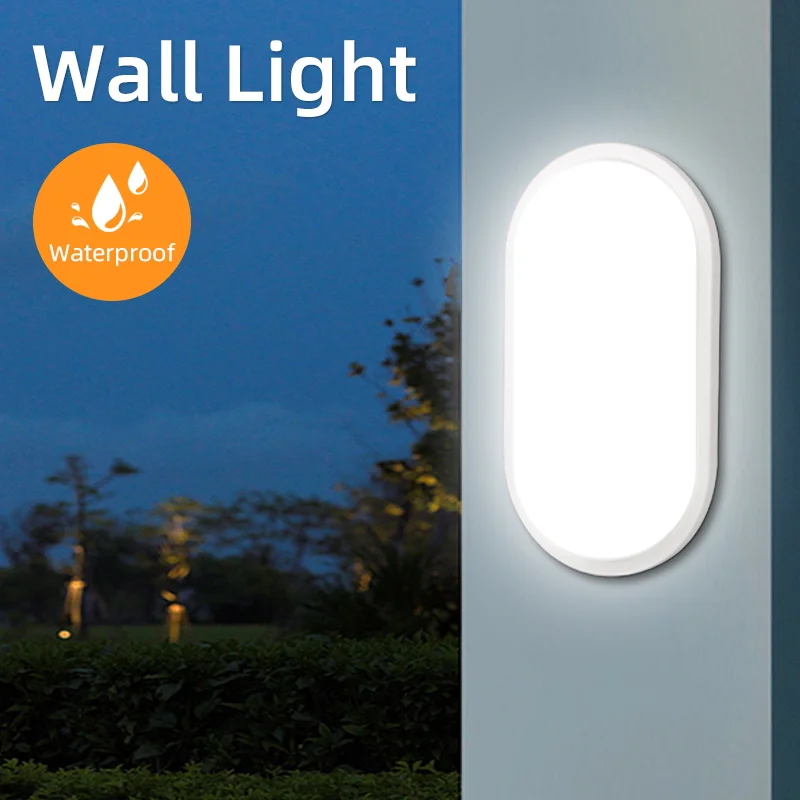 LED Wall Lights 110-265V Bathroom Wall lamp IP44 Waterproof Ceiling Lamp Bedroom Corridor Night Light for Outdoor Home Lighting