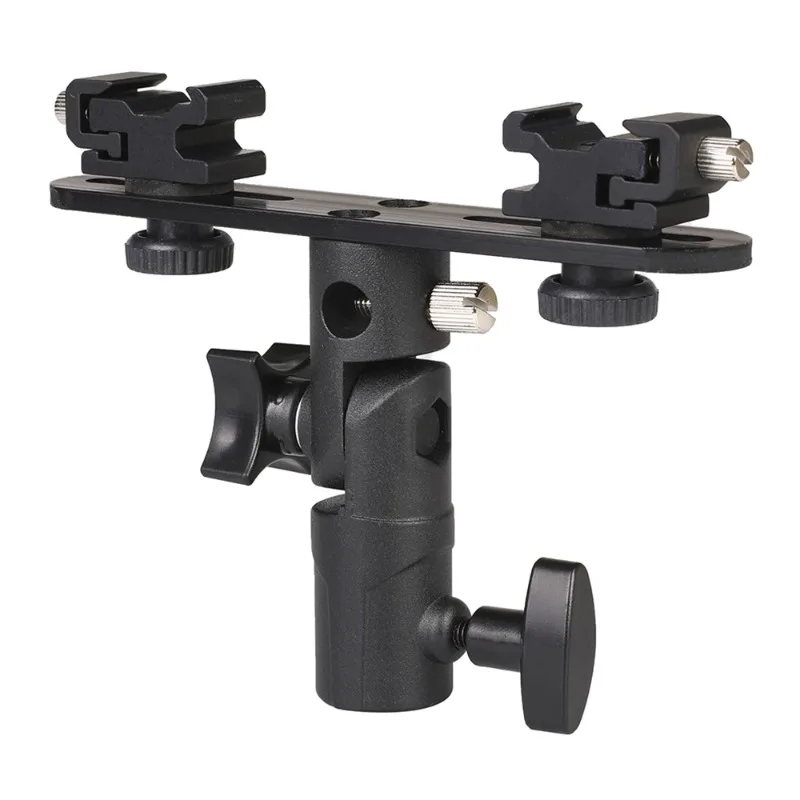 

Camera Flash Bracket, Photo Studio Umbrella Holder, Support for Canon/Nikon/Sony Speedlite/Camcorder/Recorder/Microphone/Monitor