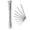 1/11pcs 0.3-3.2mm Mini Micro Hand Drill Woodworking Drilling Tools For Models Hobby DIY Jewelers Diamond Drilling Rotary Tool 3