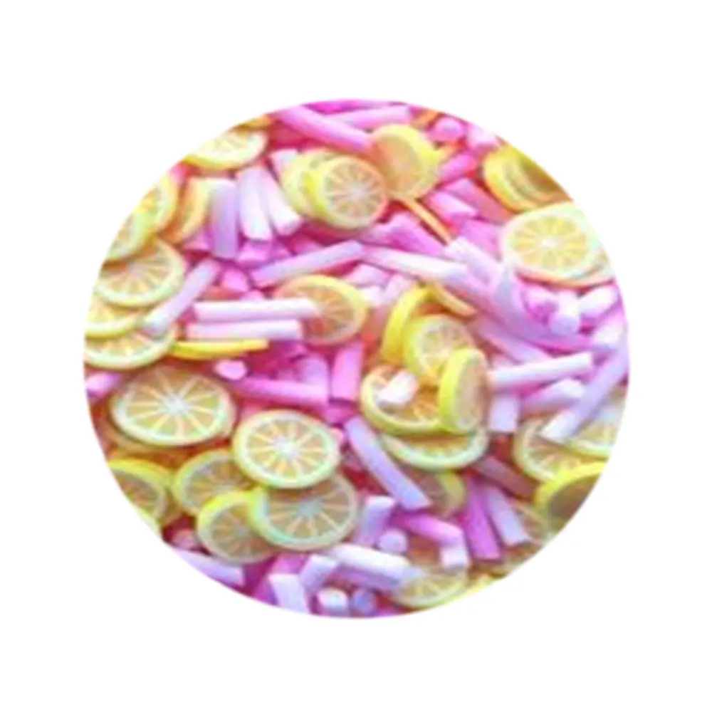 

Lemon Mix Polymer Clay Sprinkles For Kids Diy Soft Clay for Nail Art Scrapbook Decoration Shaker Fillers