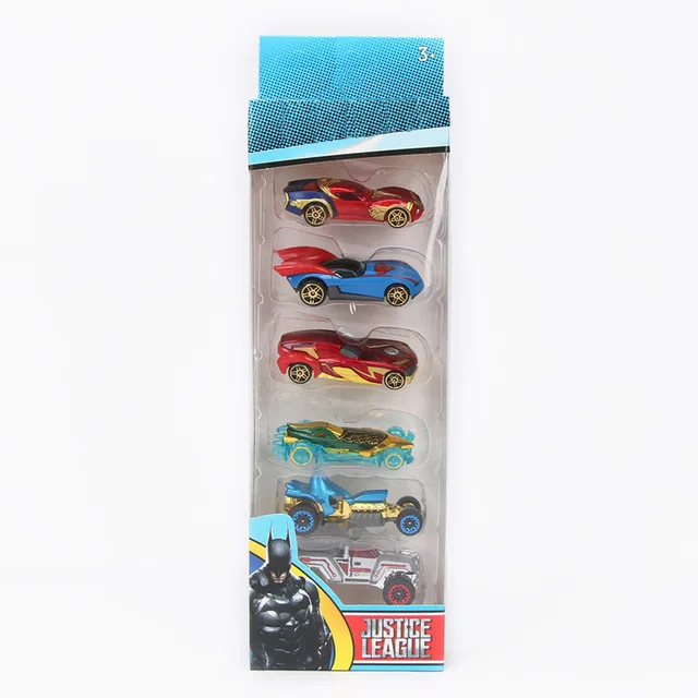 Jouet de voiture de course en alliage pour enfants, Avengers Anime, Spider  Man, Thor, services.com America, jouets modèles pour garçons, cadeau pour  enfants, ensemble de 6 pièces