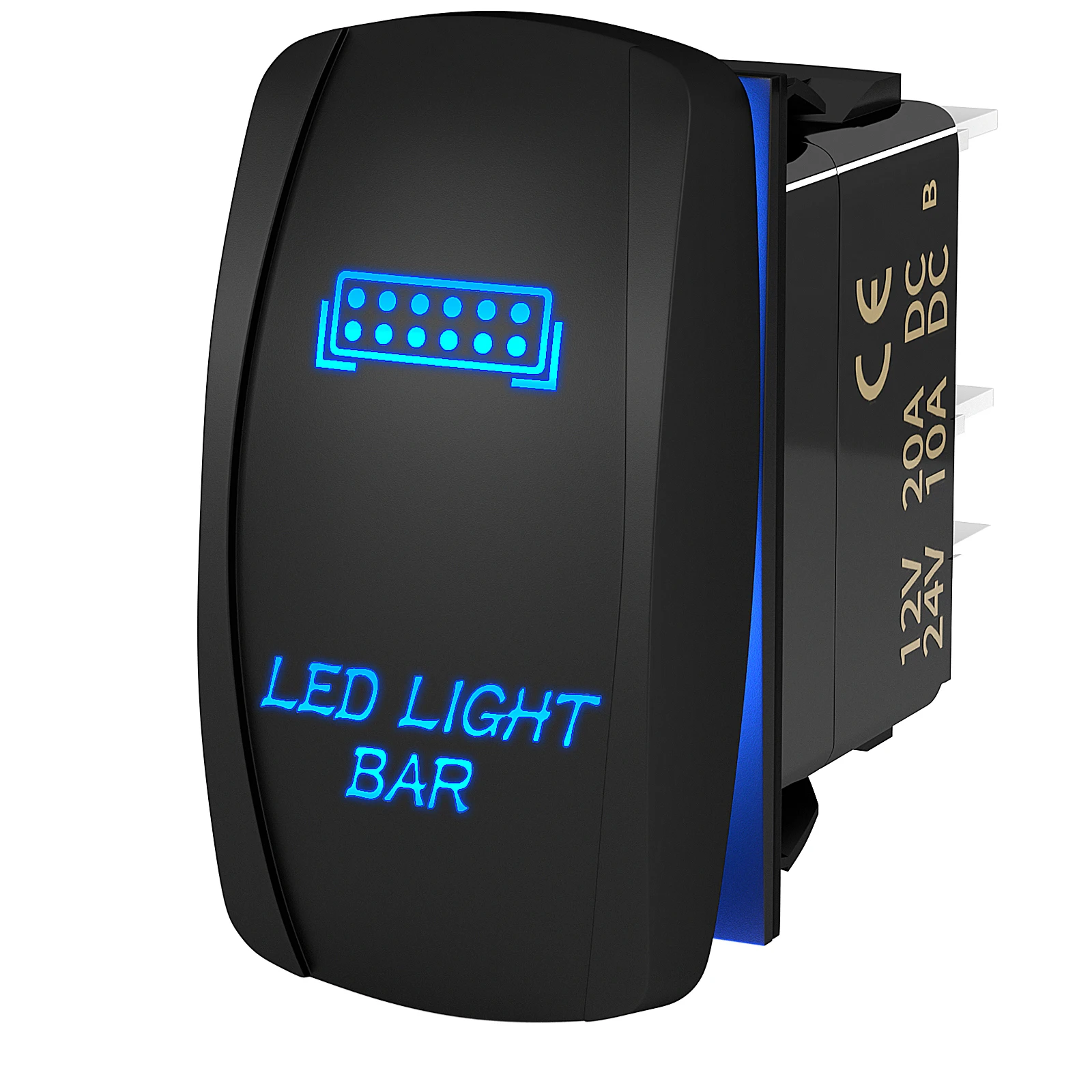 ตัวเลือกสินค้า สวิตช์โยกไฟ LED กันน้ำ 12V สำหรับยานยนต์
