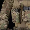 SPUD Tactical Pouch MOLLE Quick Pull 5.56 7.62 Magazine Pouch SS Style Airsoft Hunting Walkie Talkie Bag Plate Carrier Vest Gear 6