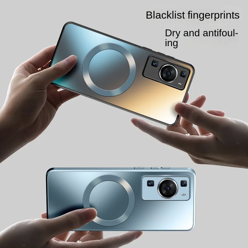 Sleek Magnetic Wireless Charging Protective Case - Hard Matte Finish