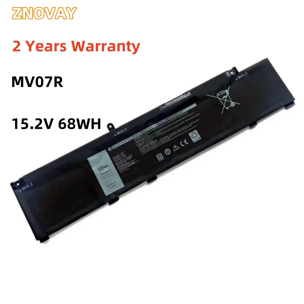 

ZNOVAY MV07R 15.2V 4250mAh 68Wh Laptop Battery For DELL Inspiron 3500 5500 G7 7790 G3 15 3500 3590 G5 15 5500 5505 Series