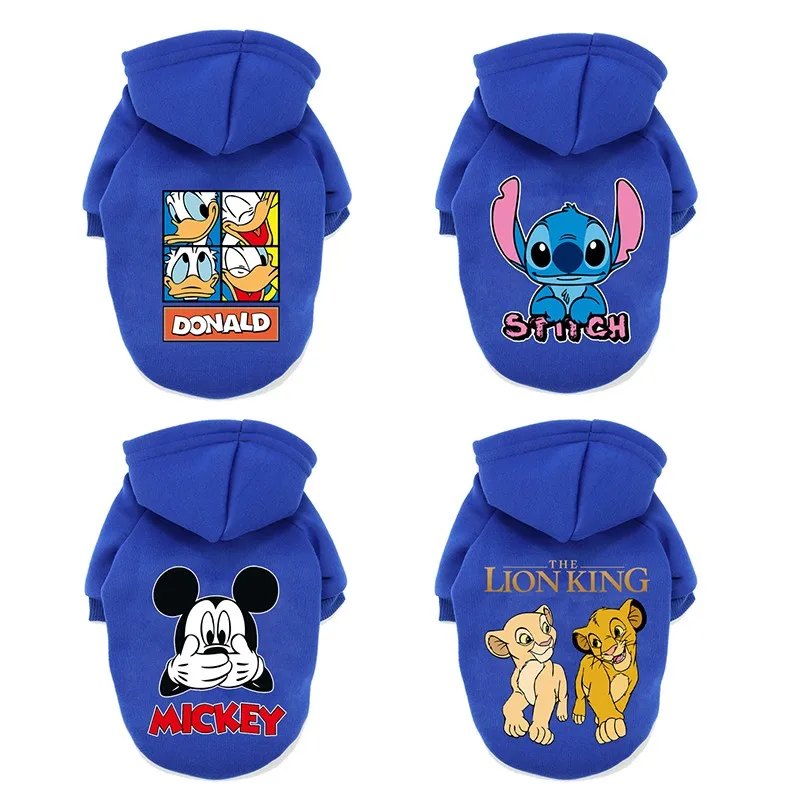Disney Dog Clothes Winter Warm Cartoon For Small Dogs