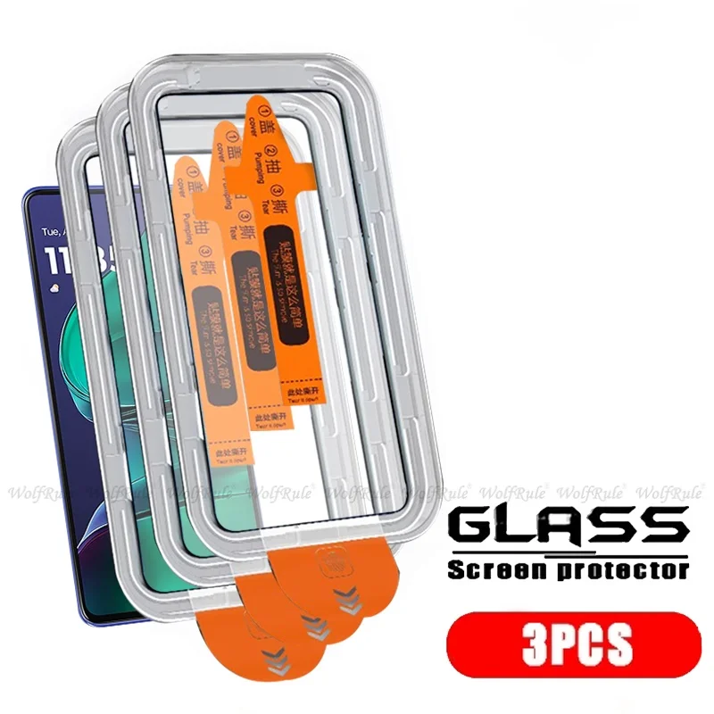 Premium Tempered Glass Screen Protector - 9H Dust-Free, Pack of 1-4 Pieces