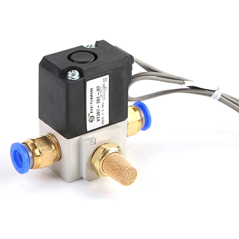 Elettrovalvola A 3 Porte Serie Vt307 A Funzionamento Diecto Tipo Poppet Vt307 Vuoto Vt307V-5G1-01 Valvolare Ad Alta Frequenza