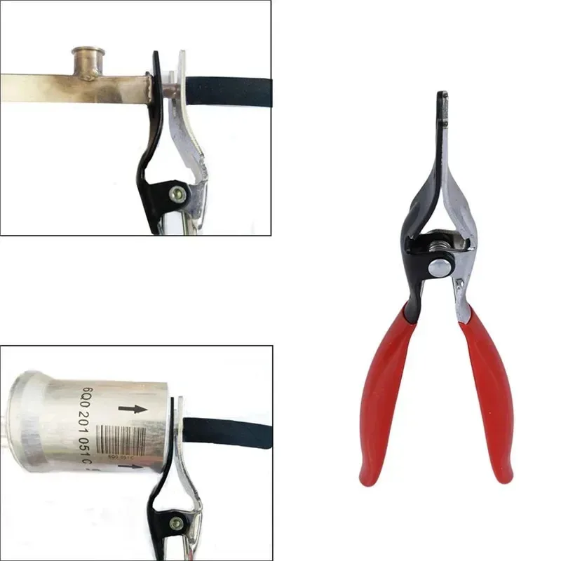 Automobile Oil Hose Pipe Buckle Removal Tool Oil Pipe Separation Clamp Joint Tightening Pliers Fuel Filter Automotive Tool
