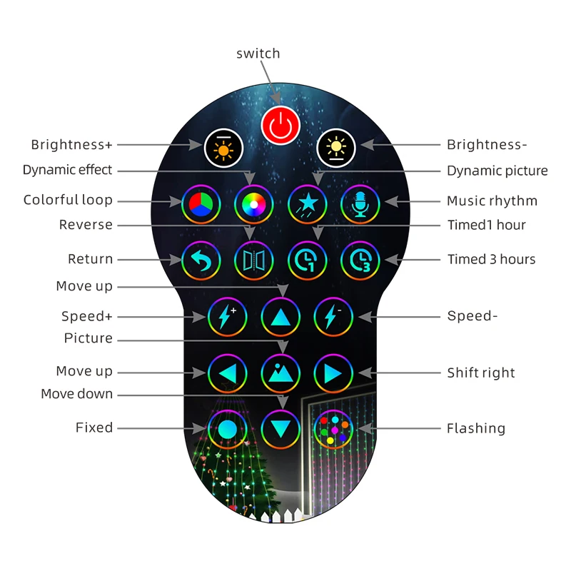 WS2812B choinki wykaszarki światła Multicolor Fairy gwiazda LED String wodospad Xmas APP Bluetooth Home Yard świąteczne dekoracje DC5V 5 WS2812B choinki wykaszarki światła Multicolor Fairy gwiazda LED String wodospad Xmas APP Bluetooth Home Yard świąteczne dekoracje DC5V 5