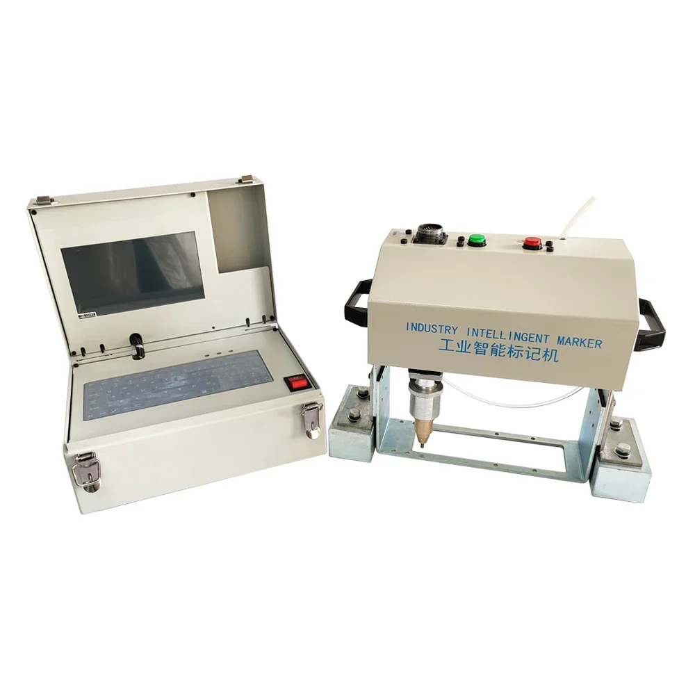 

High Quality Portable Dot Peen Marking Machine Steel Nameplate Vin Chassis Number Pneumatic Metal Engraving Machinery Thor X6