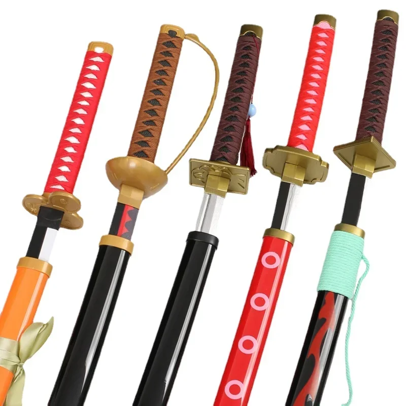 OP 104cm Cosplay Roger Katana Wooden Weapon 1:1 Restore Anime Sword Series Pirate Warrior Model Prop 4