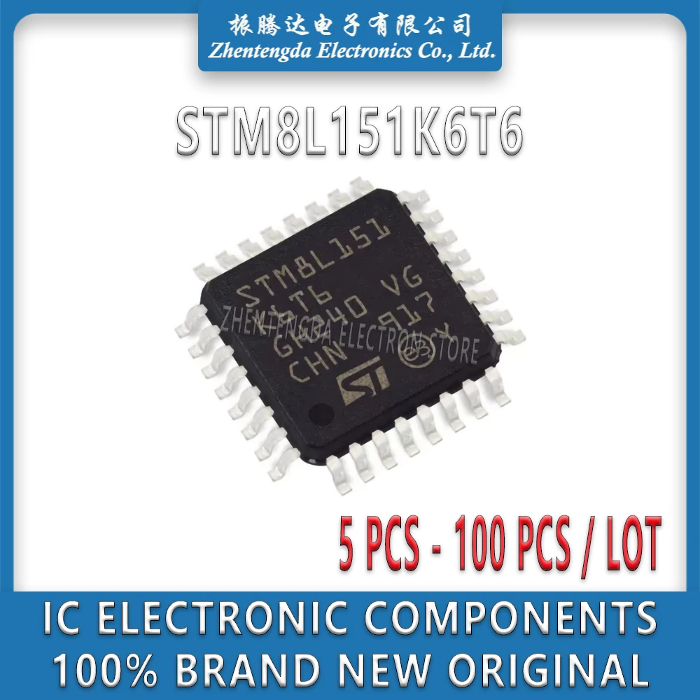 

STM8L151K6T6 STM8L151K6 STM8L151 STM8L STM8 STM IC MCU Chip LQFP-32