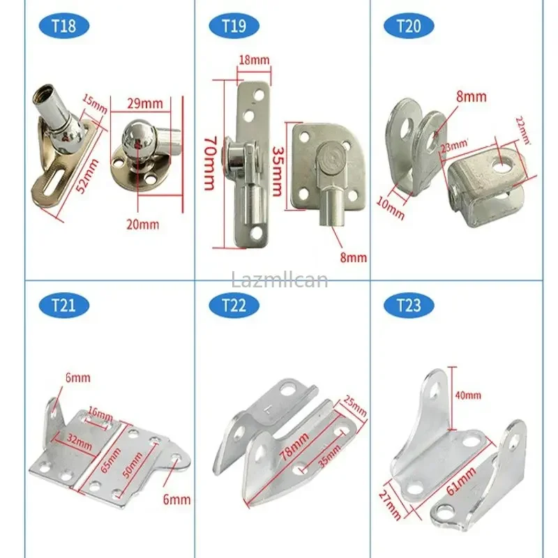Perni A Sfera Per Ammortizzatori Portellone - 10 Mm, Filettatura M8, 4 Pezzi - Foto 14