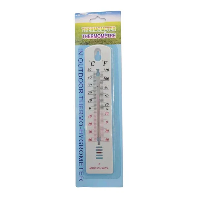 Thermometer Wall Temperature Gauge Monitor Home Indoor Outdoor Hygrometer Thermometer Household Thermometer, Size: 19.5