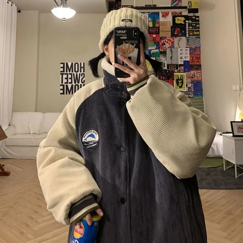 

2023 Winter Clothes Women Original Design Loose Fleece Thickened Cotton Coat New Fashion Large Size Clothes