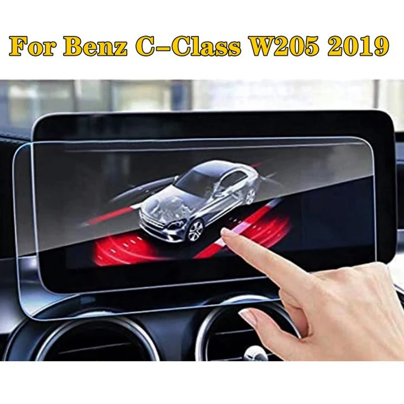 

Car GPS Navigation Screen Protector Film Tempered Glass Film For Benz C-Class W205 2019 10.25 Inch Auto Interior Accessories