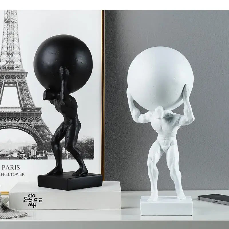 

Полимерный креативный персонаж, декоративные украшения, Настольная статуя, поделки, аксессуары для украшения дома, статуэтки, скульптура, мебель