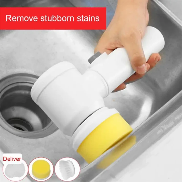 Electric Cleaning Brush  Kitchen Cleaner - Electric Cleaning Brush 3 In1  Kitchen - Aliexpress
