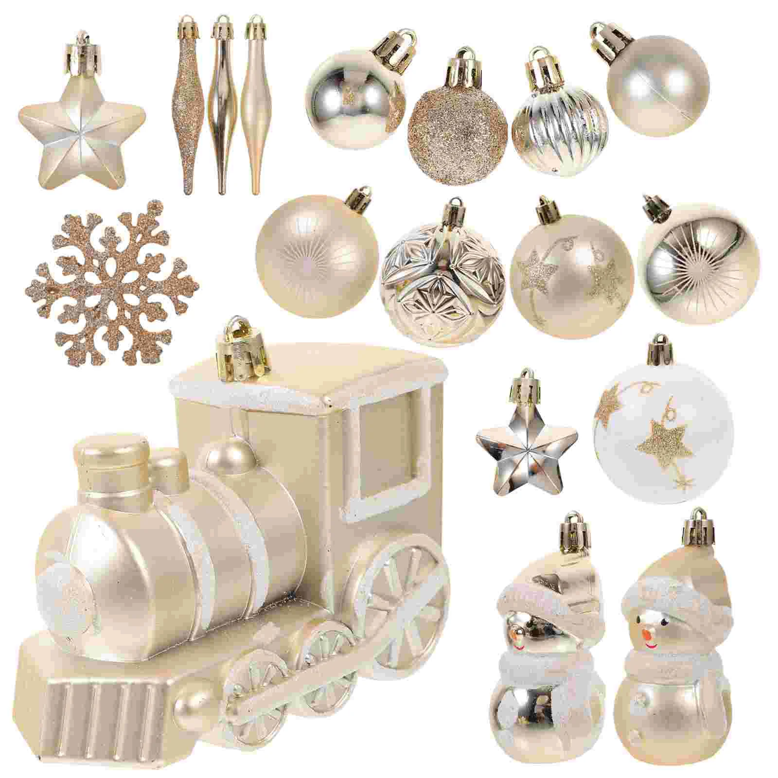 

Christmas Balls Props Decorations Hanging Ornaments Bathroom Decorative Tree Gift Bag
