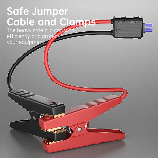 Auto-Jumper-Booster-Kabel-Clip, Notfall-Autobatterie, intelligente