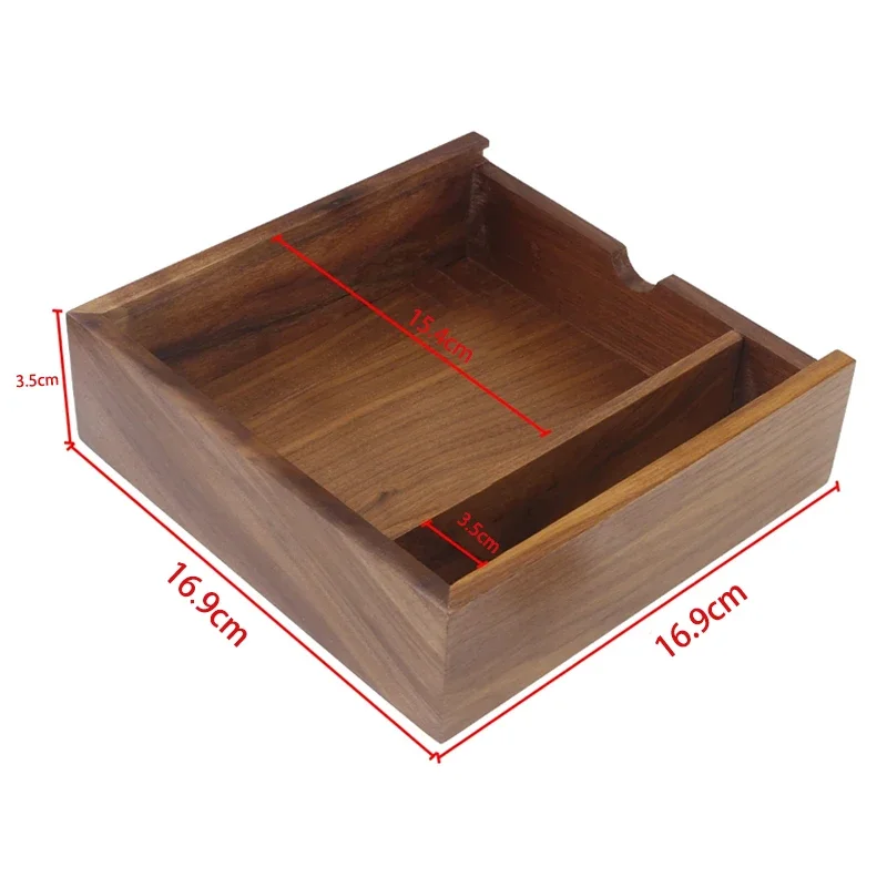 16.9cm Wooden Unfinished Storage Box for photos photograph souvenir Jewelry Baby Gift Box Walnut Decor Wood Wedding Gift Boxes 2