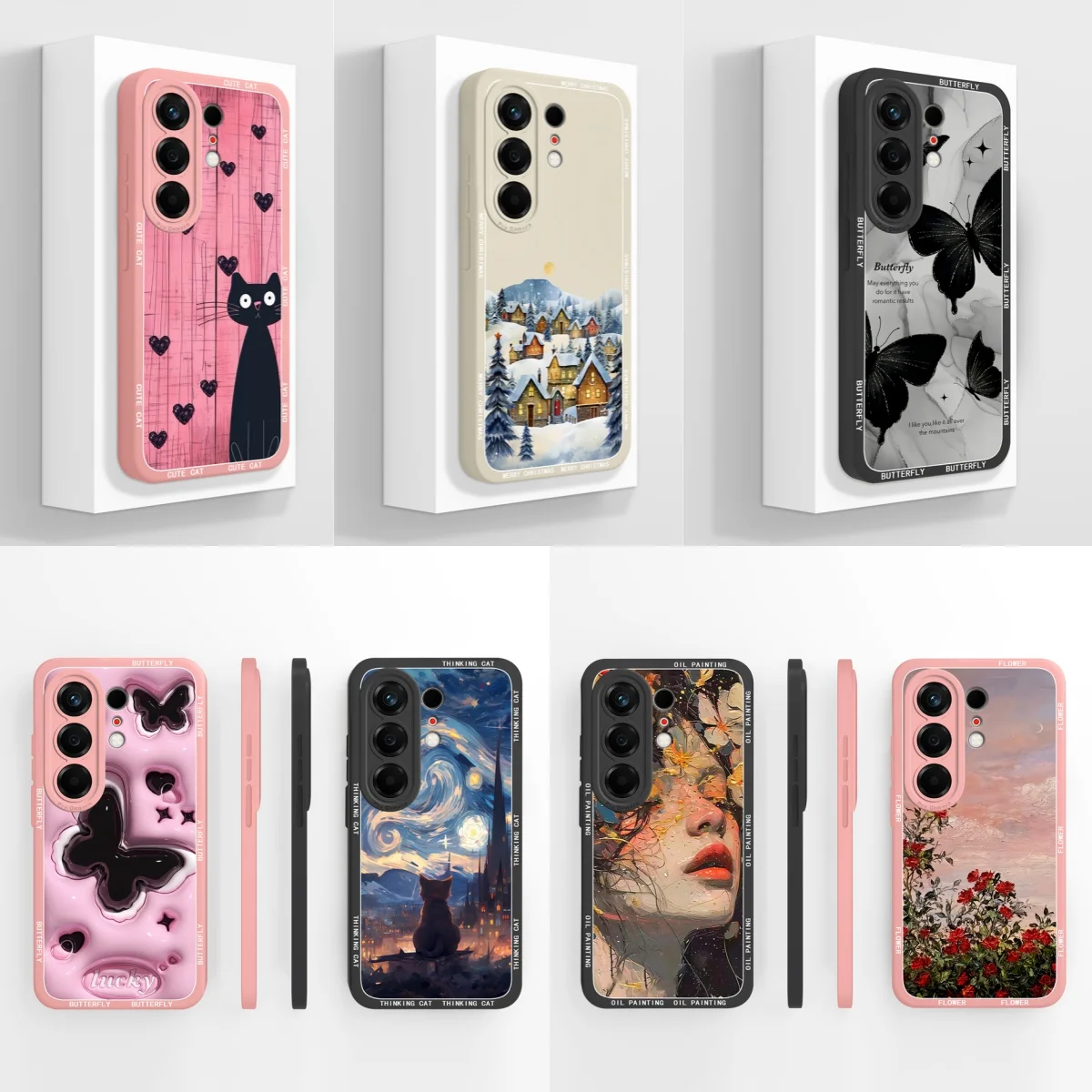 Love Heart Flower Shockproof Fashion Protective Case