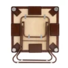20562-099273.jpg Mahjong Table with 4 Cup Holders&4 Drawers for 4 People, Foldable Portable Square Mahjong Table for Various Sorts of Table Games