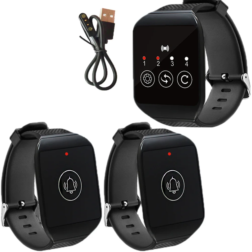 SU-691 Wireless Watch Receiver Waiter Call Restaurant Pager for Hookah Cafe Dentist Clinic