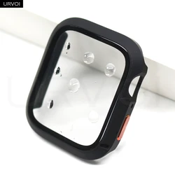 URVOI Protective Apple Watch Case with Tempered Glass Film and Anti - Scratch Bumper - 49mm (Black)