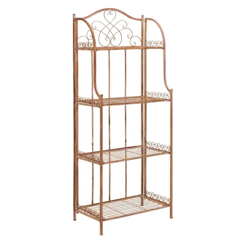 

Amaris Wrought Iron 4 Tier Outdoor Bakers Rack