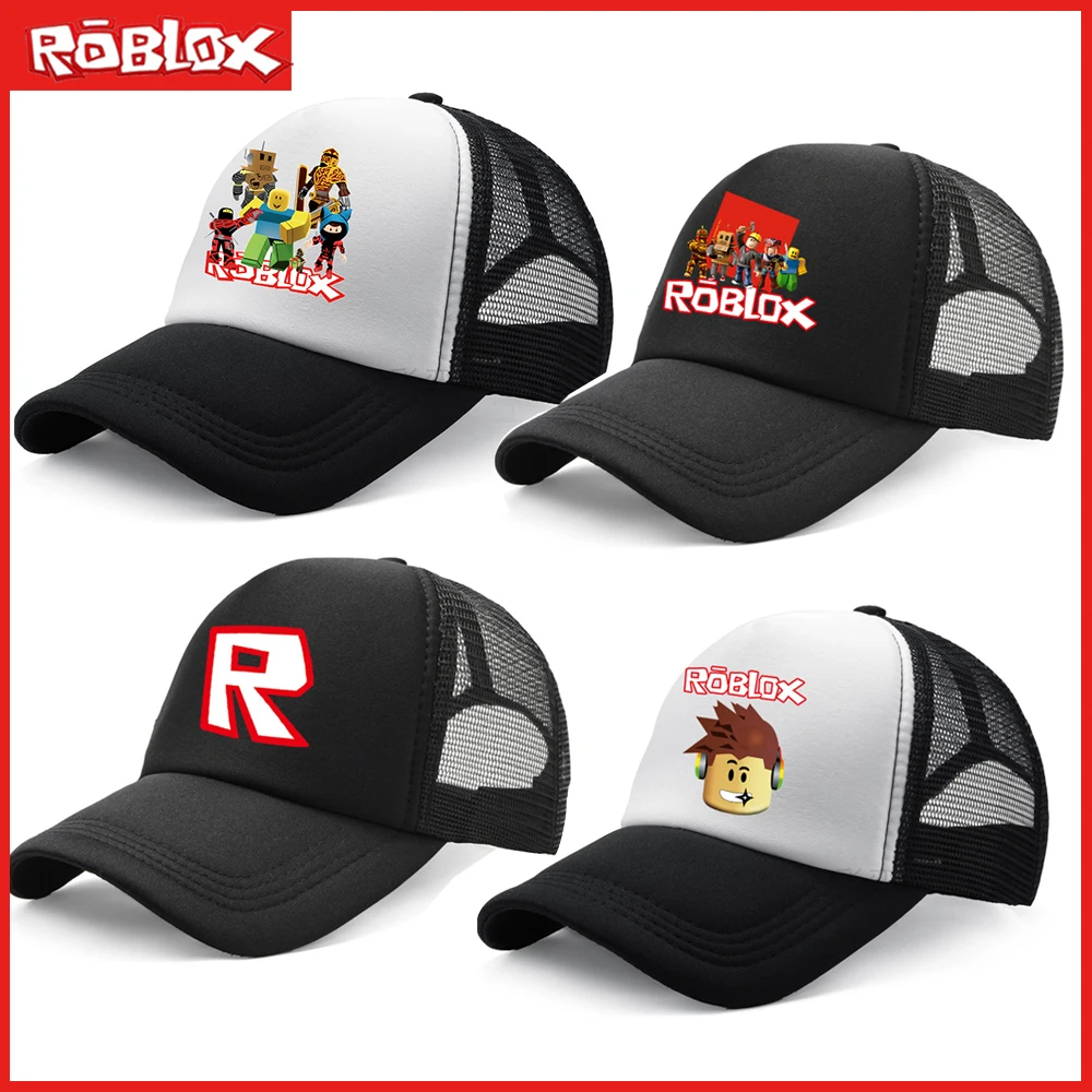 

2024 Game Roblox New Anime Print Baseball Hat Anime Cartoon Net Hat Letter Sunshade Sunscreen Couple Tongue Hat Birthday Gift