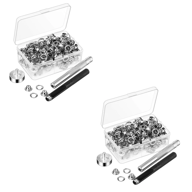 

200 шт., набор колец для ремонта кожаных изделий