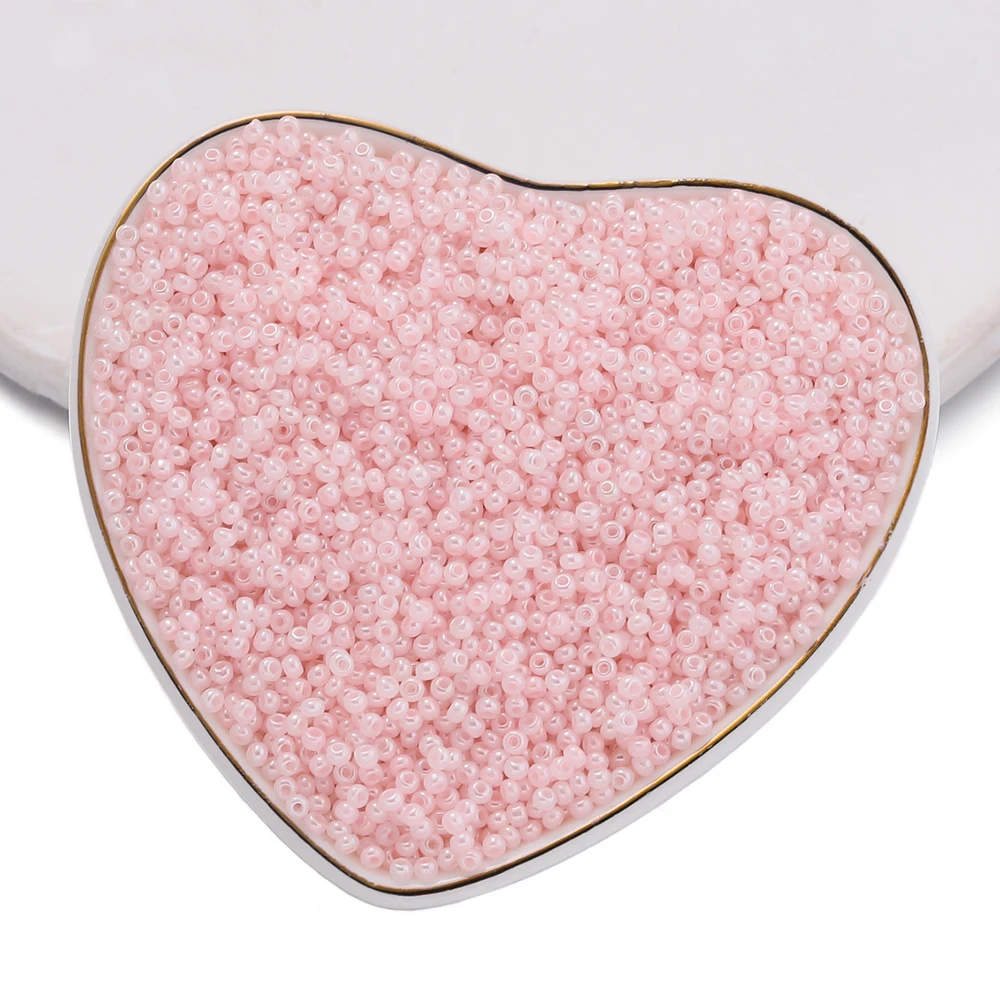 Vibrant 2mm Glass Seed Beads for DIY Jewelry and Crafting - 1000pcs Collection
